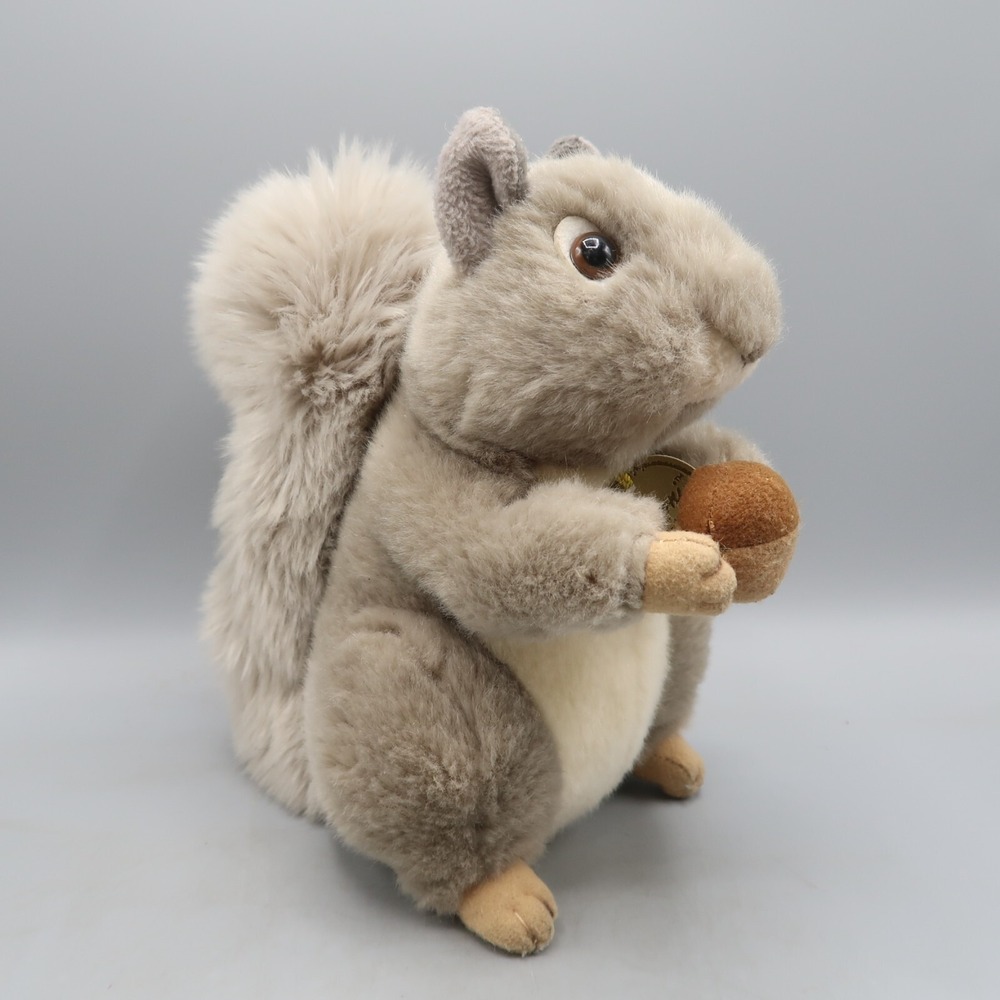 Miyoni by Aurora‎ Squirrel With Nut Acorn Plush Stuffed Animal Soft Cute 8"